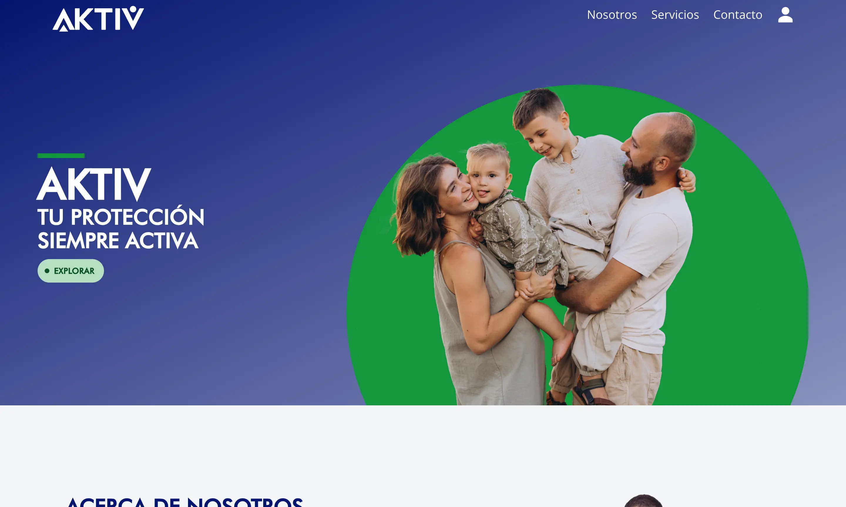 Aktiv Seguros Website preview